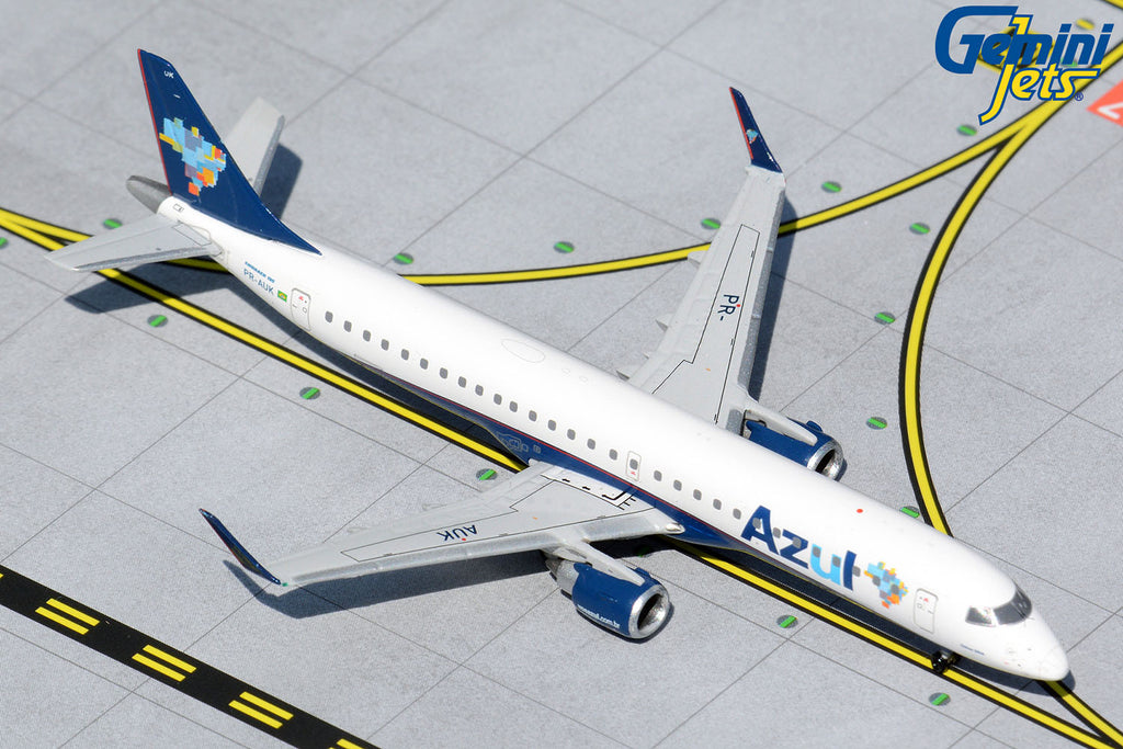 Azul Embraer E-195 PR-AUK GeminiJets GJAZU1252 Scale 1:400