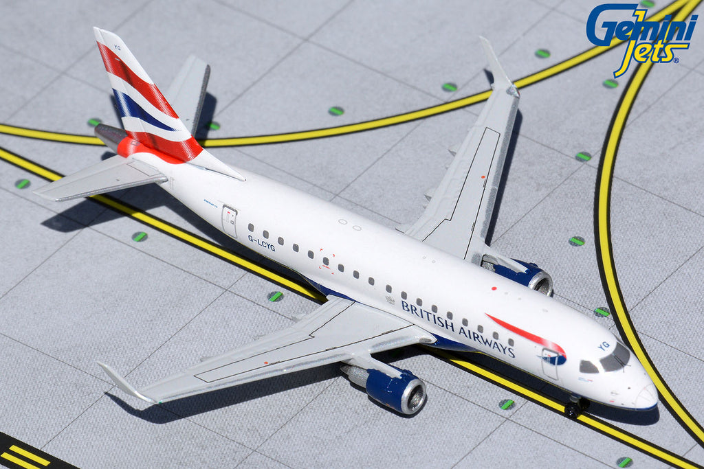 BA CityFlyer Embraer E-170 G-LCYG GeminiJets GJBAW1517 Scale 1:400