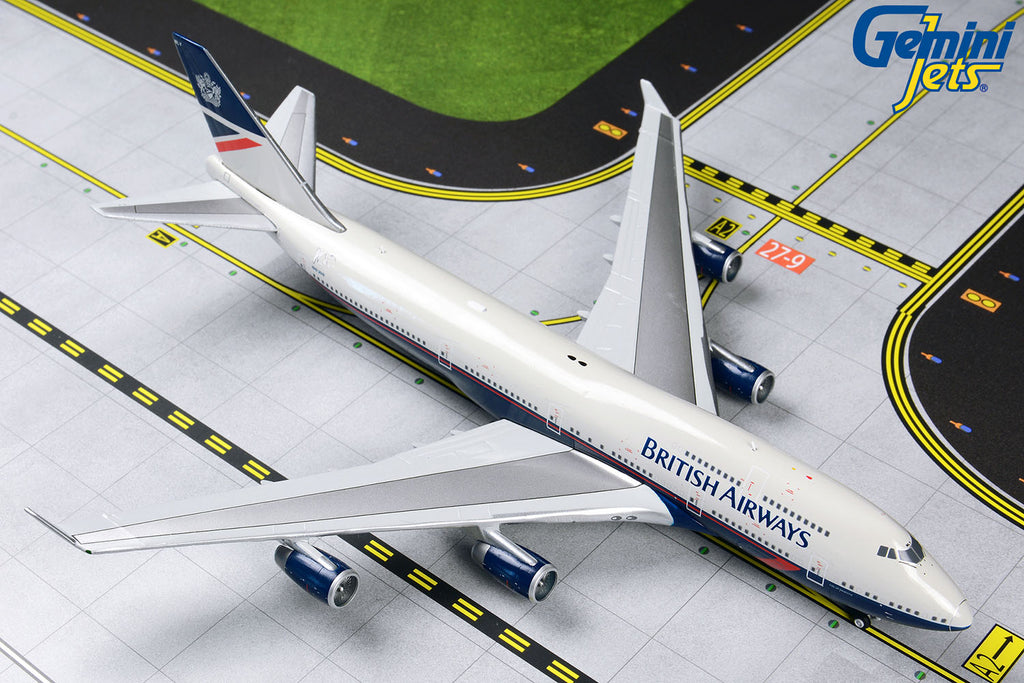 British Airways Boeing 747-400 G-BNLY Landor Retro GeminiJets GJBAW1857 Scale 1:400