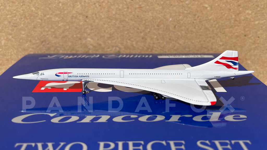 British Airways Concorde G-BOAC G-BOAF Two Piece Set GeminiJets (Corgi) GJBAW443 Scale 1:400