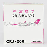CR Airways Bombardier CRJ200ER B-KBJ GeminiJets GJCRK335 Scale 1:400