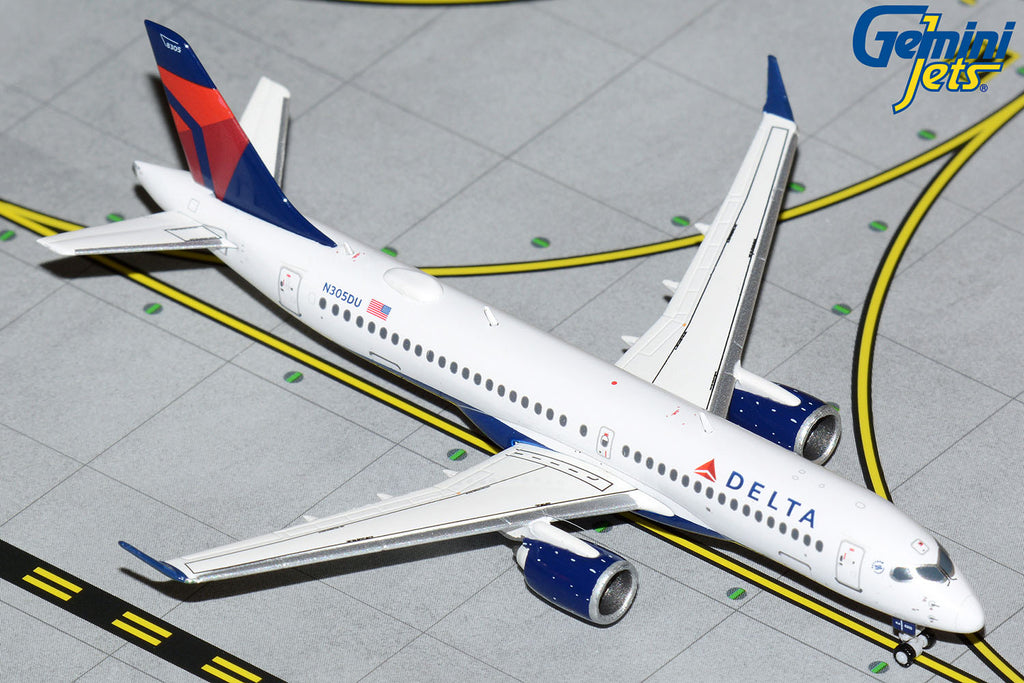 Delta Airbus A220-300 N305DU GeminiJets GJDAL2100 Scale 1:400