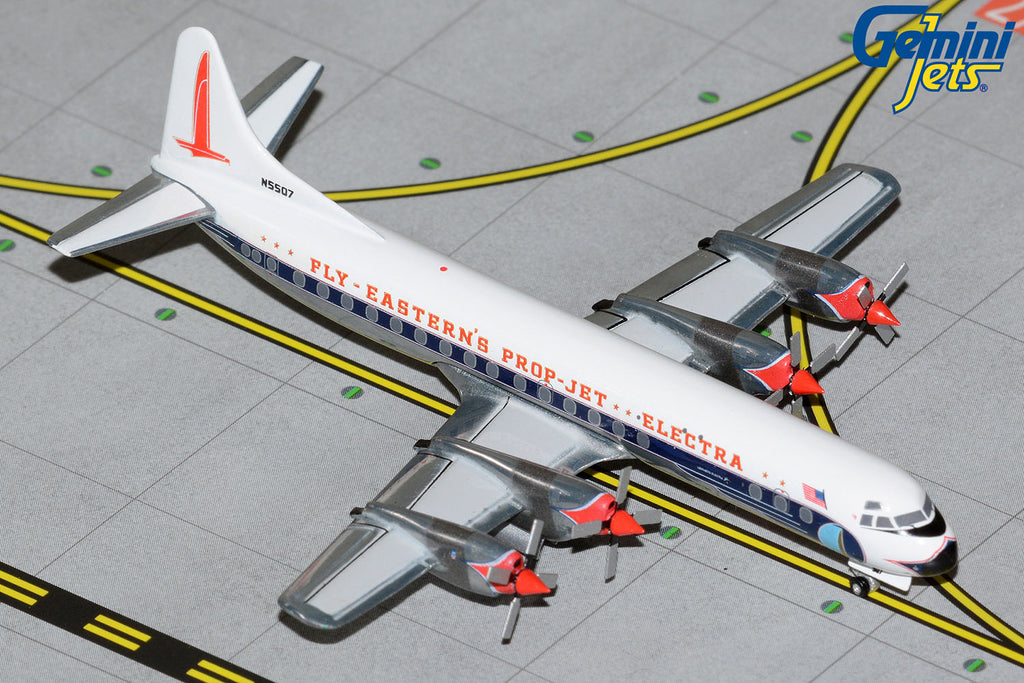 Eastern Airlines Lockheed L-188 N5507 GeminiJets GJEAL2138 Scale 1:400
