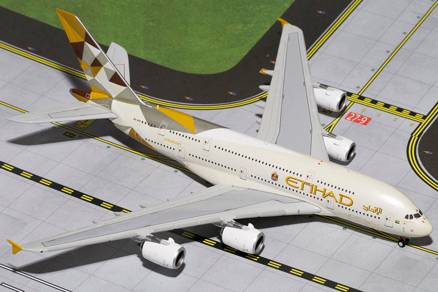Etihad Airways Airbus A380 A6-APA GeminiJets GJETD1425 Scale 1:400