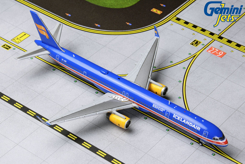 Icelandair Boeing 757-300 TF-ISX 100 Years Iceland Independence GeminiJets GJICE1824 Scale 1:400