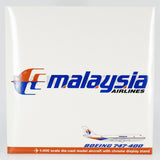 Malaysia Airlines Boeing 747-400 9M-MHL GeminiJets GJMAS299B Scale 1:400