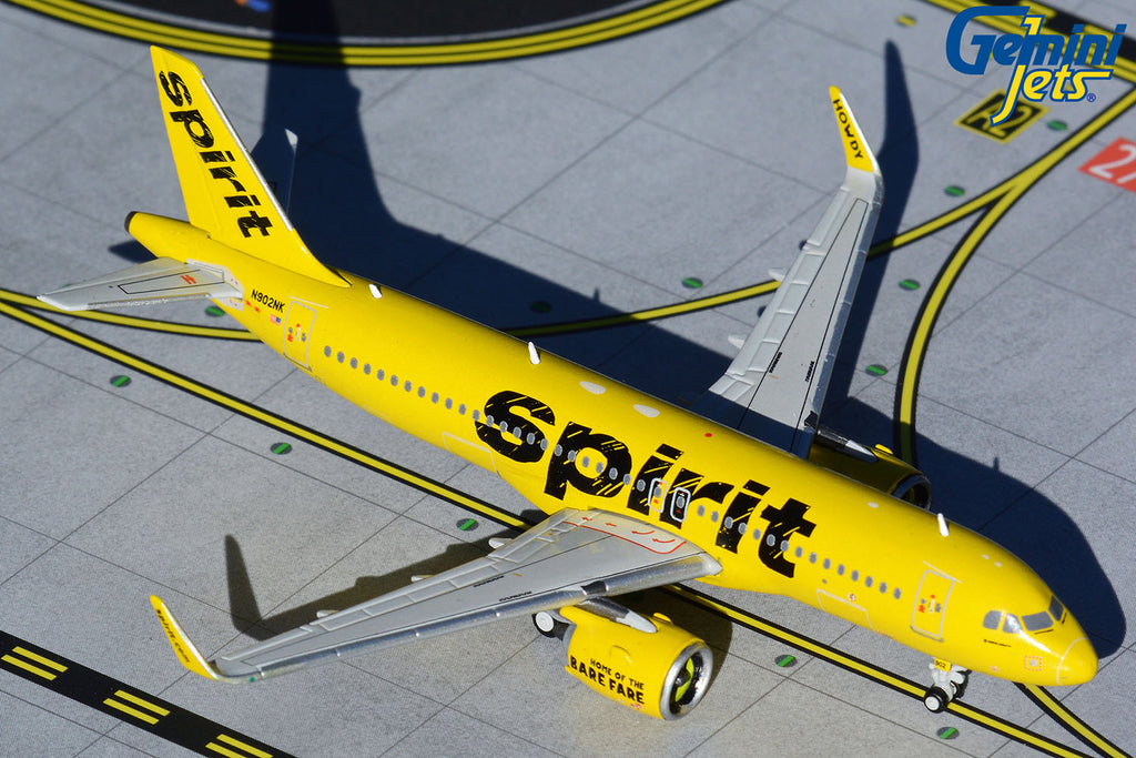 Spirit Airbus A320neo N902NK GeminiJets GJNKS1612 Scale 1:400