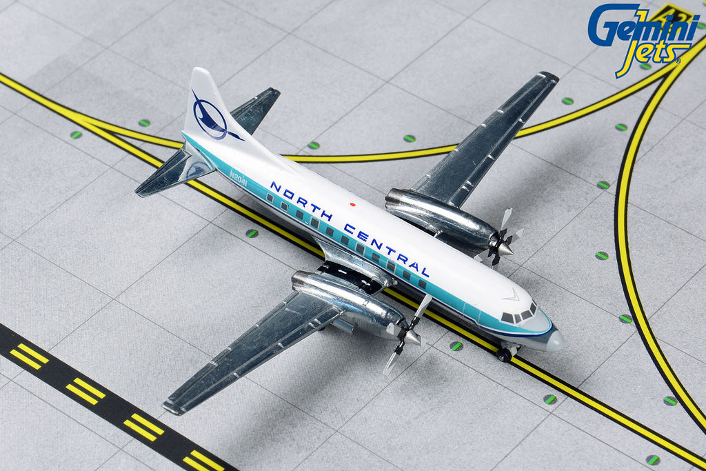 North Central Convair CV-580 N2041 GeminiJets GJNOR1162 Scale 1:400