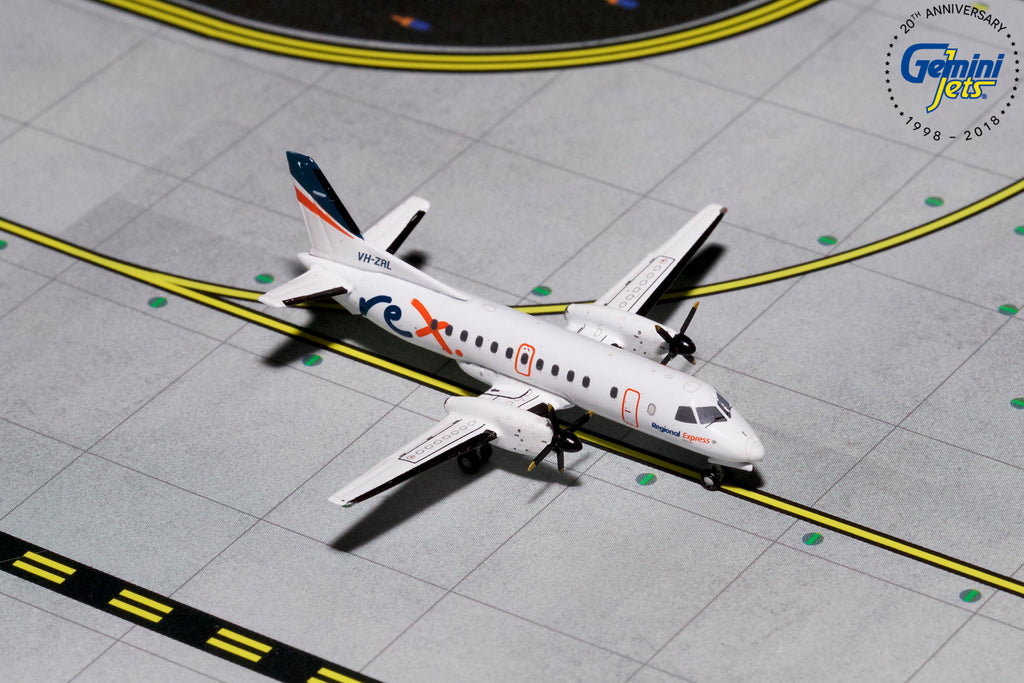 REX Saab 340 VH-ZRL GeminiJets GJRXA1591 Scale 1:400