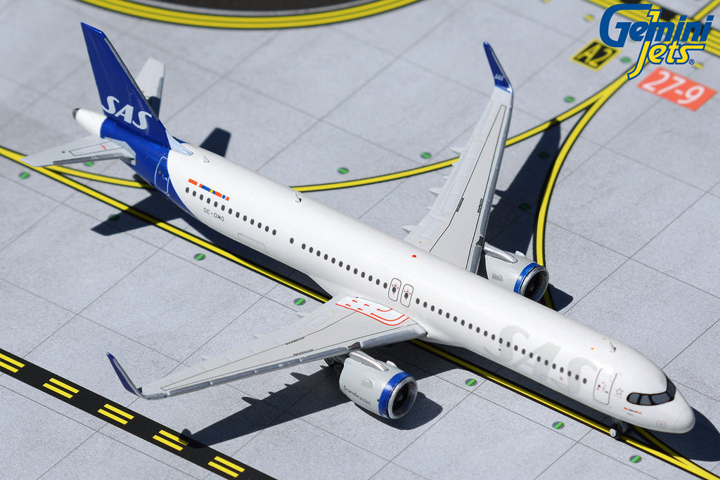 SAS Scandinavian Airlines Airbus A321neo SE-DMO GeminiJets GJSAS1944 Scale 1:400