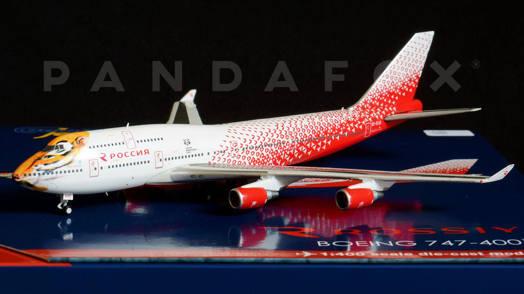 Rossiya Boeing 747-400 EI-XLD "Yuzhno Sakhalinsk" GeminiJets GJSDM1584 Scale 1:400