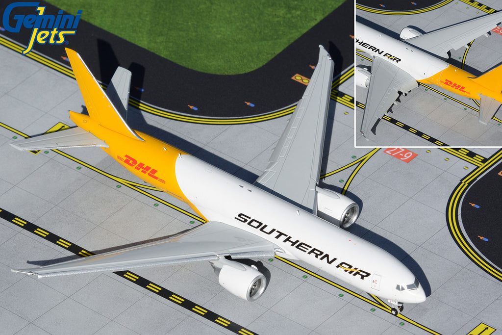 Southern Air (DHL) Boeing 777F Flaps Down N775SA GeminiJets GJSOO2014F Scale 1:400