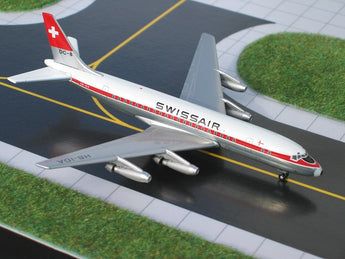 Swissair DC-8-53 HB-IDB GeminiJets GJSWR268 Scale 1:400