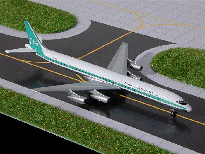 Trans International DC-8-61 N8961T GeminiJets GJTVA102 Scale 1:400