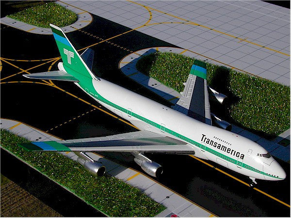 Transamerica Boeing 747-200 N742TV GeminiJets GJTVA226 Scale 1:400