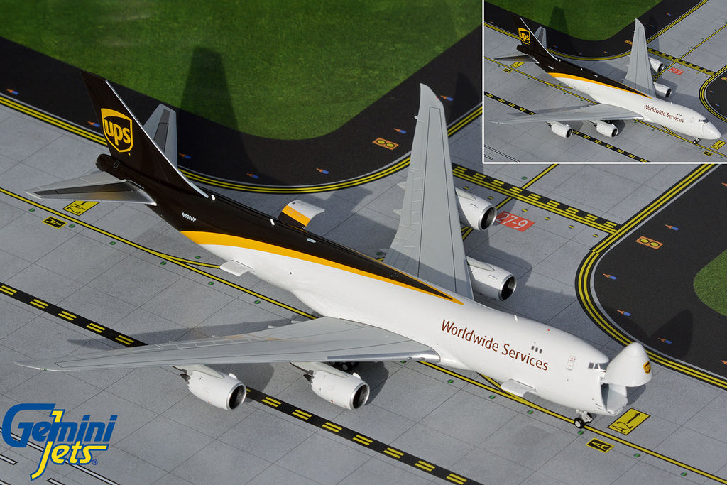 UPS Boeing 747-8F Interactive N608UP GeminiJets GJUPS2005 Scale 1:400