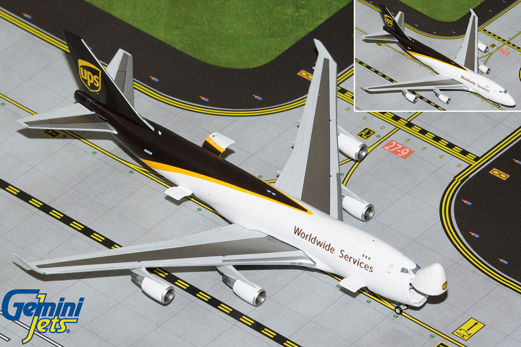 UPS Boeing 747-400F Interactive N580UP GeminiJets GJUPS2081 Scale 1:400