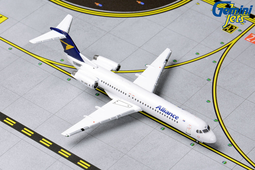 Alliance Airlines Fokker 100 VH-UQC GeminiJets GJUTY1832 Scale 1:400