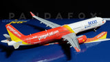 VietJet Air Airbus A321 VN-A651 "9000th Airbus Aircraft" GeminiJets GJVJC1446 Scale 1:400