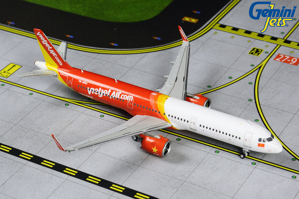 VietJet Air Airbus A321neo VN-A652 GeminiJets GJVJC1770 Scale 1:400