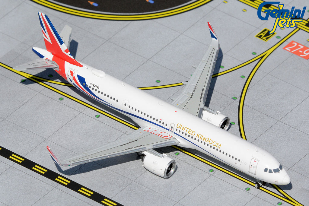 Royal Air Force Airbus A321neo G-XATW GeminiJets GMRAF111 Scale 1:400