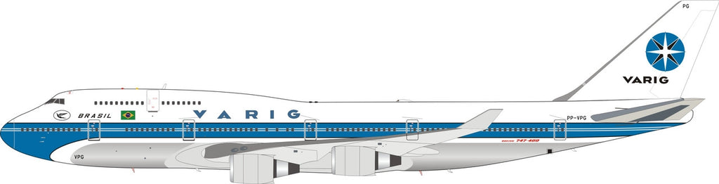 Varig Boeing 747-400 PP-VPG InFlight IF744VR0223P Scale 1:200