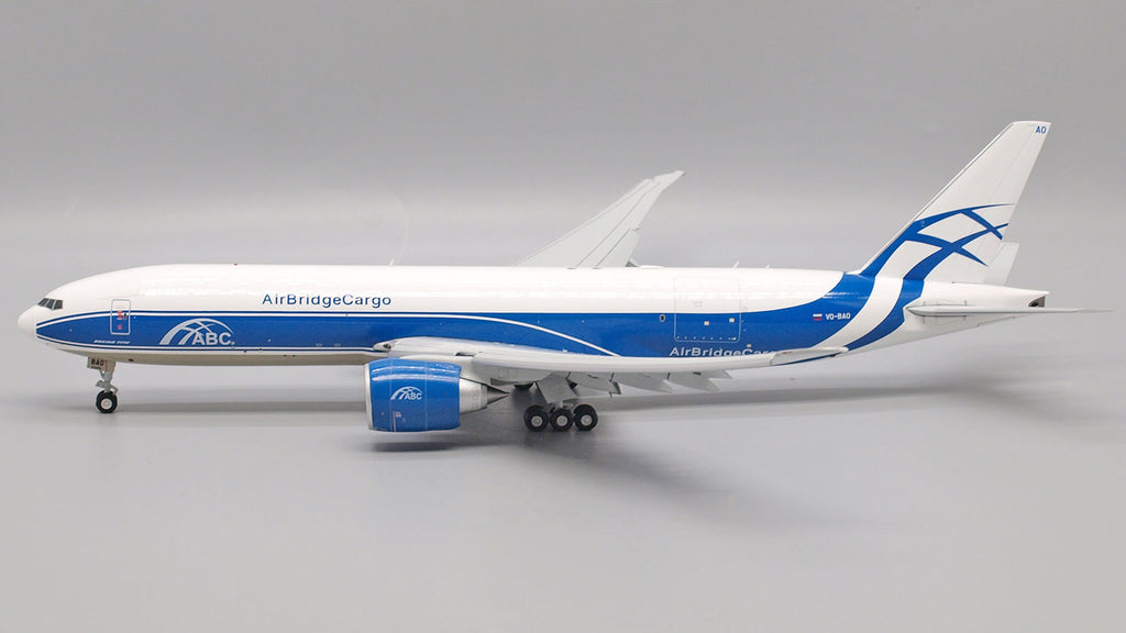 Air Bridge Cargo Boeing 777F Flaps Down VQ-BAO JC Wings JC2ABW0054A XX20054A Scale 1:200