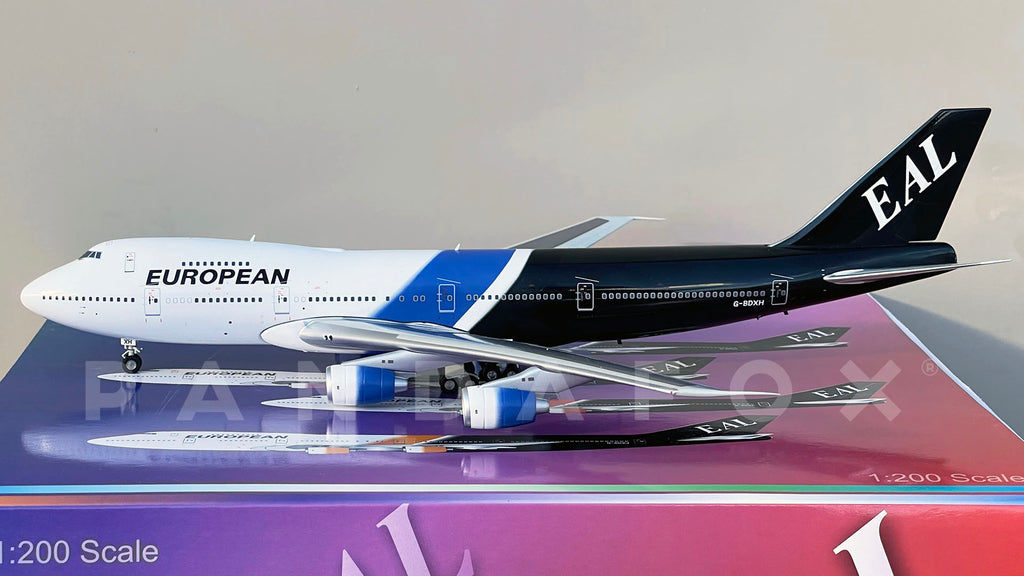 European Air Charter Boeing 747-200 G-BDXH JC Wings FL2012 JC2EAF012 Scale 1:200
