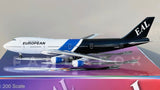 European Air Charter Boeing 747-200 G-BDXH JC Wings FL2012 JC2EAF012 Scale 1:200