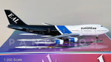 European Air Charter Boeing 747-200 G-BDXH JC Wings FL2012 JC2EAF012 Scale 1:200