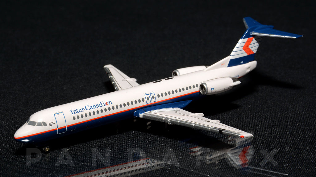Inter-Canadien Fokker 100 C-FICQ JC Wings JC4025 Scale 1:400