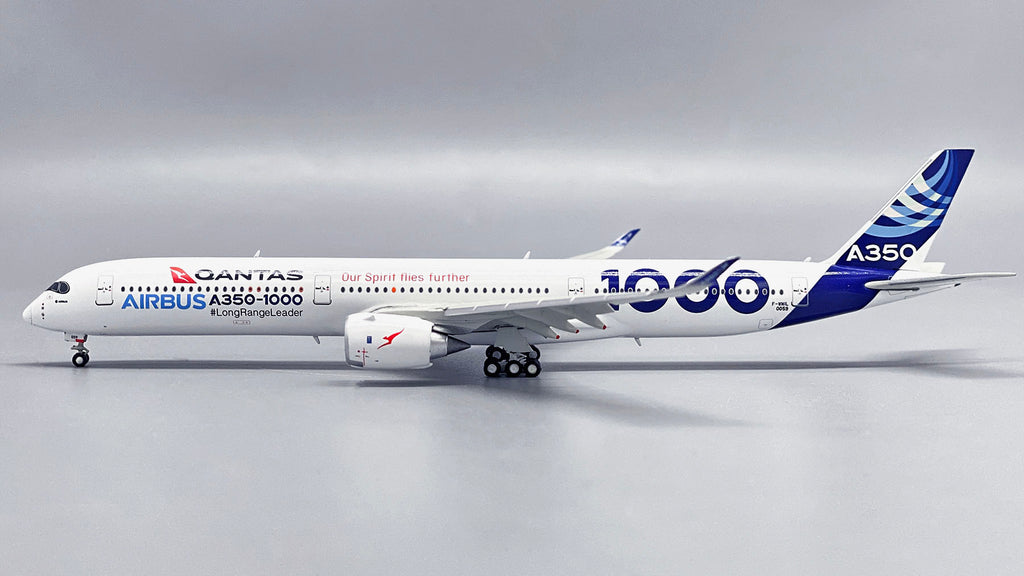House Color Airbus A350-1000 F-WMIL Qantas Our Spirit Flies Further JC Wings JC4AIR0101 XX40101 Scale 1:400