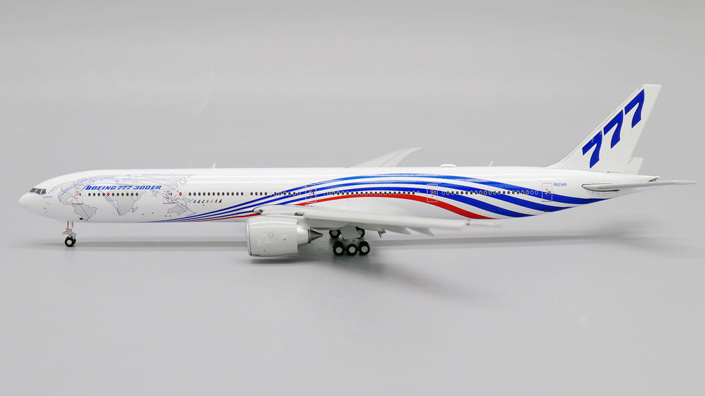 House Color Boeing 777-300ER Flaps Down N5016R Round The World Tour JC Wings JC4BOE972A XX4972A Scale 1:400