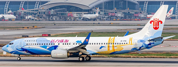 China Southern Boeing 737-800 B-1781 Energetic Zhuhai JC Wings JC4CSN0078 XX40078 Scale 1:400