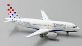 Croatia Airlines Airbus A319 9A-CTH 25 Years Godina JC Wings JC4CTN065 XX4065 Scale 1:400