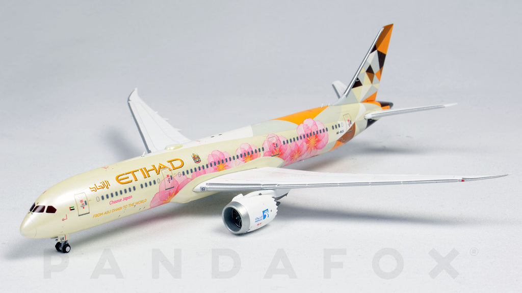 Etihad Airways Boeing 787-9 A6-BLK Choose Japan JC Wings JC4ETD218 XX4218 Scale 1:400