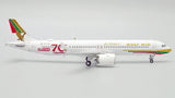 Gulf Air Airbus A321neo A9C-NB Retro Livery JC Wings JC4GFA894 XX4894 Scale 1:400
