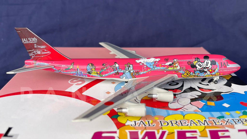 Japan Airlines Boeing 747-400D JA8904 Dream Express #2 Sweet JC Wings  JC4JAL107 Scale 1:400