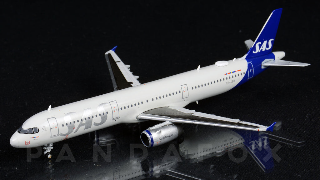 SAS Scandinavian Airlines Airbus A321 OY-KBH JC Wings JC4SAS257 XX4257 Scale 1:400