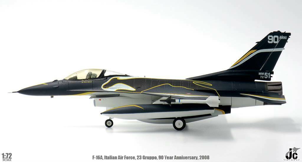 Italian Air Force F-16A Fighting Falcon MM7251 (23 Gruppo, 90 Year Anniversary, 2008) JC Wings JCW-72-F16-004 Scale 1:72