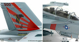 USN EA-18G Growler NF500 (VAQ-141 Shadowhawks, USS Ronald Reagan, 2017) JC Wings JCW-72-F18-006 Scale 1:72