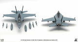 USN F/A-18E Super Hornet 168927 (VFA-14 Tophatters, NG200, USS John C. Stennis, Squadron 100th Anniversary, 2019) JC Wings JCW-72-F18-012 Scale 1:72