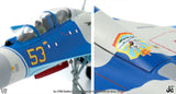 Kazakhstan Air Force Su-27UB Flanker-C Yellow 53 (604th Air Base, 2010) JC Wings JCW-72-SU27-004 Scale 1:72