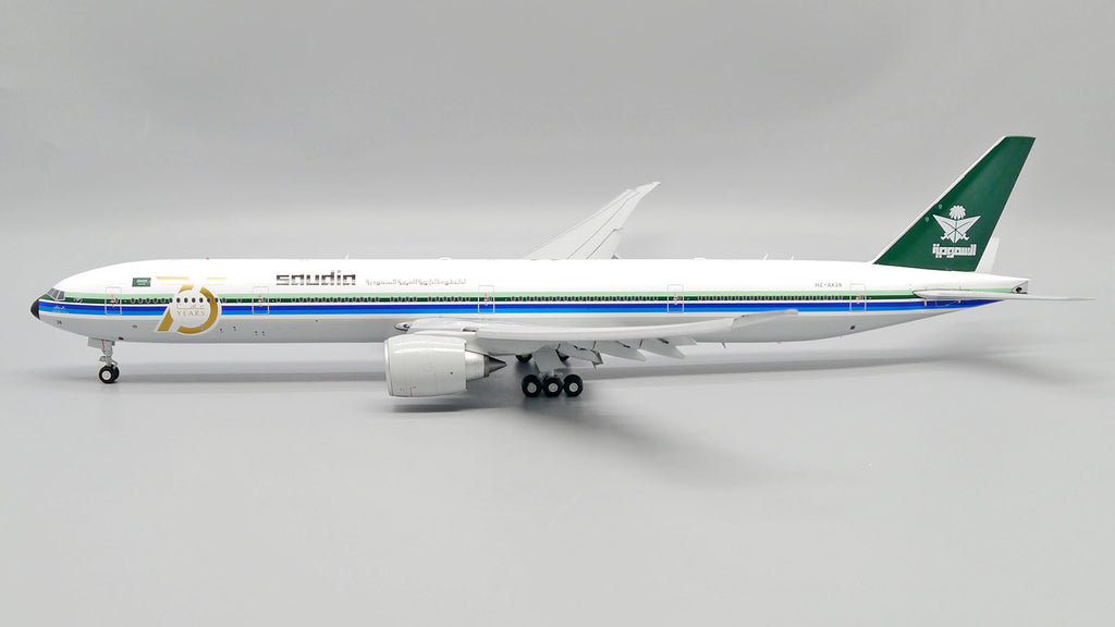 Saudia Boeing 777-300ER Flaps Down HZ-AK28 Retro JC Wings LH2SVA336A LH2336A Scale 1:200