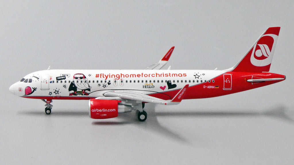 Air Berlin Airbus A320 D-ABNM Flying Home For Christmas JC Wings LH4BER099 LH4099 Scale 1:400