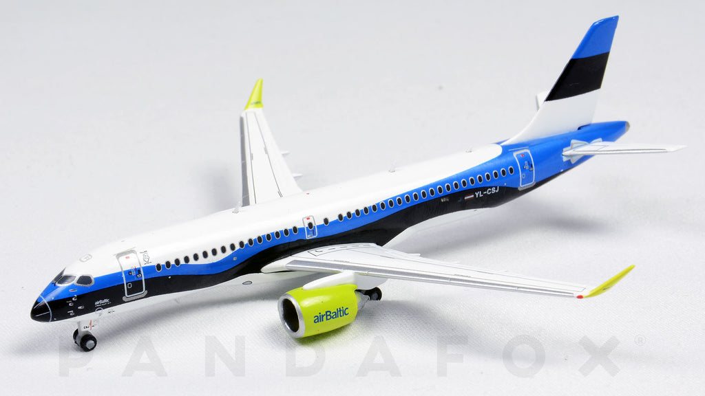Air Baltic Airbus A220-300 YL-CSJ Estonian Flag JC Wings LH4BTI158 LH4158 Scale 1:400