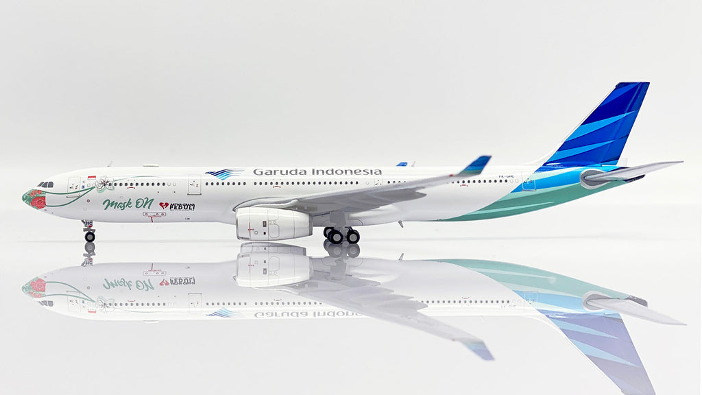 Garuda Indonesia Airbus A330-900neo PK-GHC Ayo Pakai Masker JC Wings LH4GIA216 LH4216 Scale 1:400