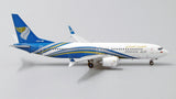 Oman Air Boeing 737 MAX 8 A4O-ME JC Wings LH4OMA154 LH4154 Scale 1:400