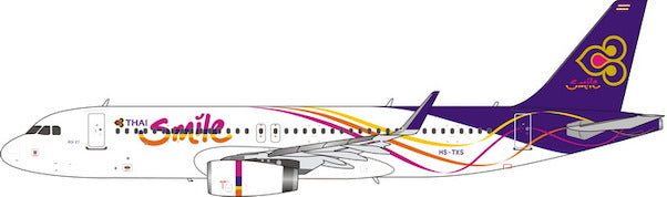 Thai Smile Airbus A320 HS-TXS Phoenix PH4THD2111 11662 Scale 1:400