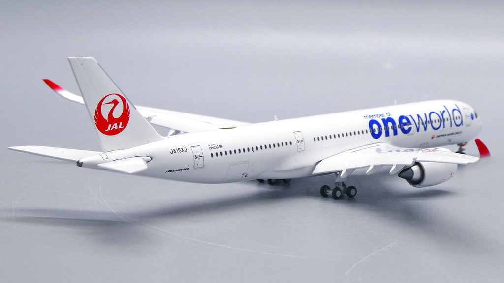 Japan Airlines Airbus A350-900 Flaps Down JA15XJ One World JC Wings  SA4JAL003A SA4003A Scale 1:400